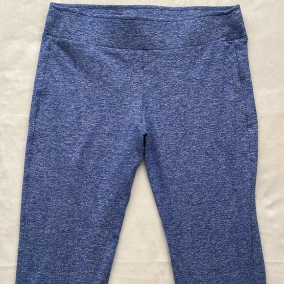 Bombshell Sportswear Blue Red and White Sock Leggings - Picture 2 of 5